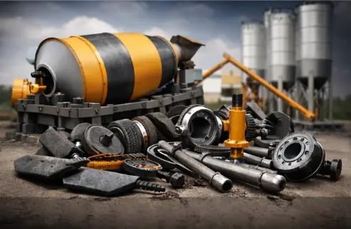 Beton aralashtiruvchi ehtiyot qismlari